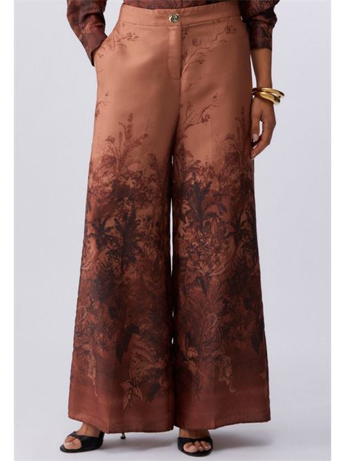 Pantaloni in twill stampato Liu Jo | CA6335TS01A.P9555